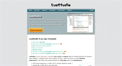 Desktop Screenshot of luastudio.net